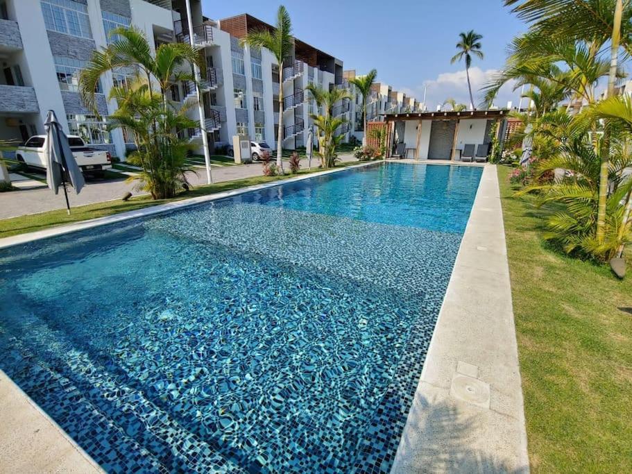Departamento Con Alberca Apartment Manzanillo Luaran gambar